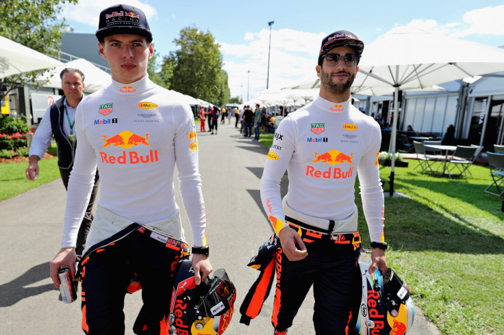 Max Verstappen and Daniel Ricciardo