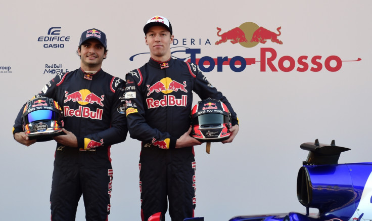 Daniil Kvyat and Carlos Sainz