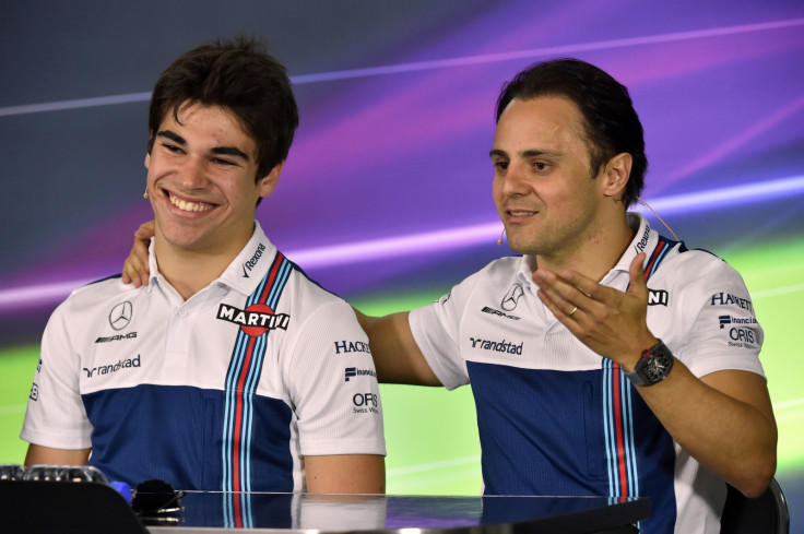 Lance Stroll and Felipe Massa