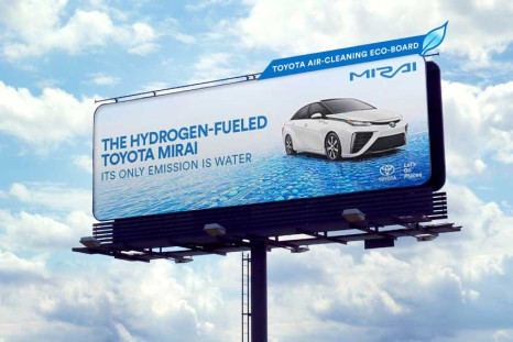 Toyota eco billboard air pollution