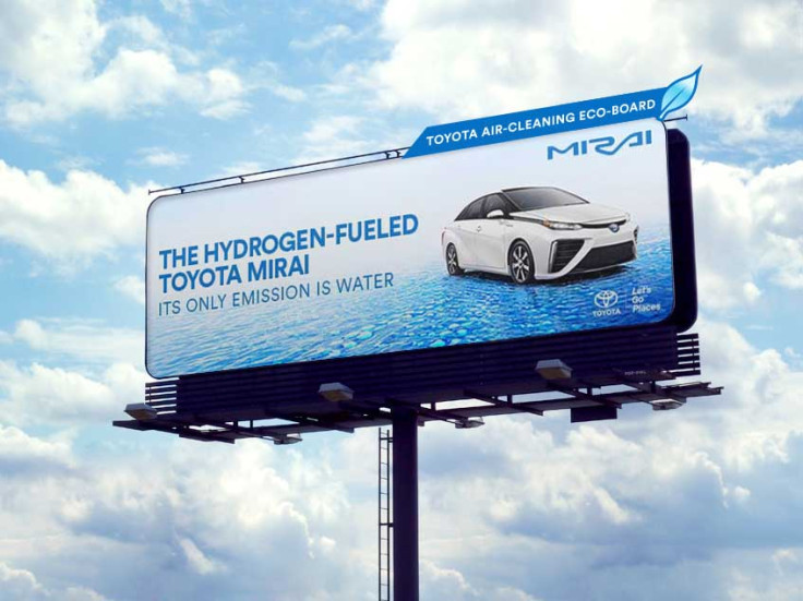 Toyota eco billboard air pollution