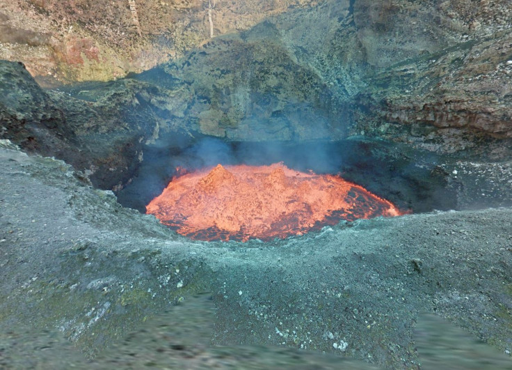 Google Maps volcano