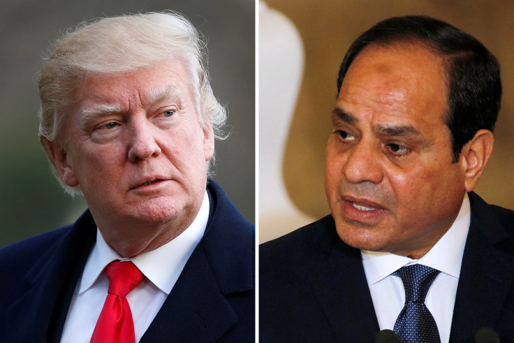 Donald Trump and Abdel Fattah al-Sisi