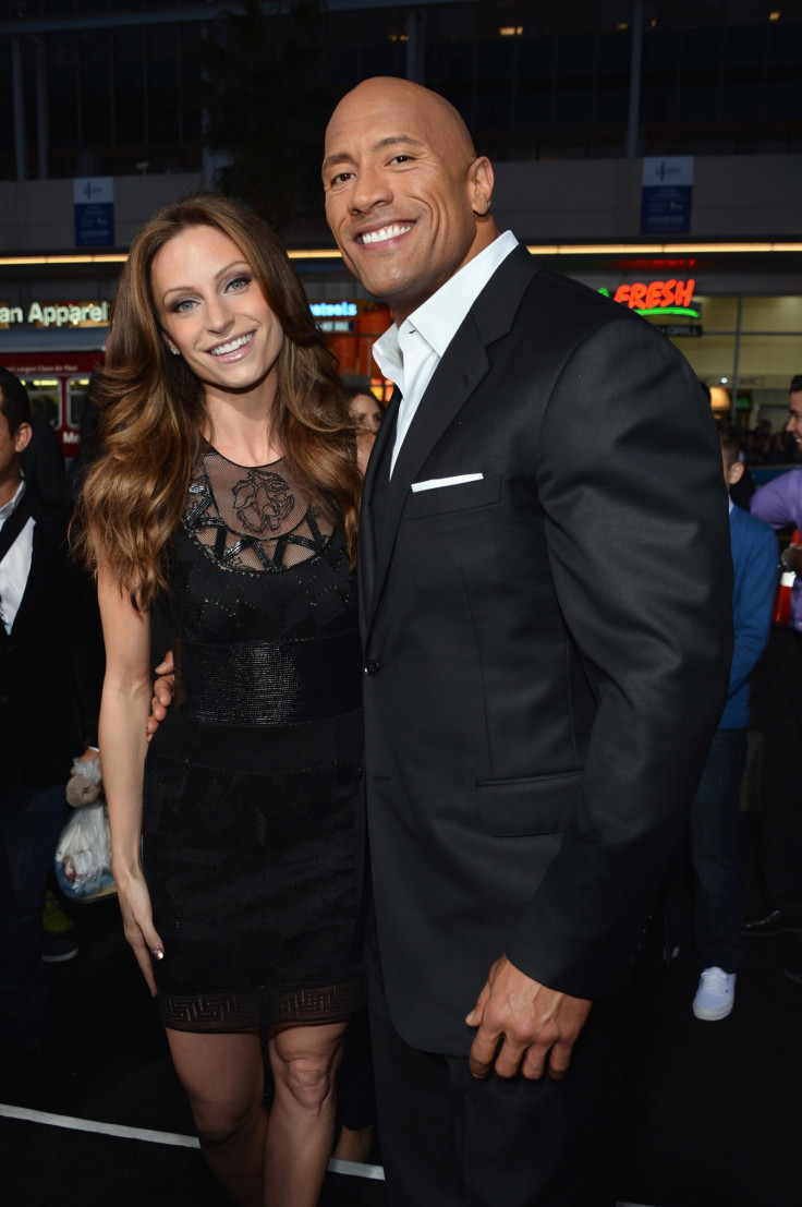 Dwayne Johnson and Lauren Hashian