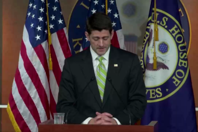 Paul Ryan: 'I will not sugar coat this. This is disappointing day for us'
