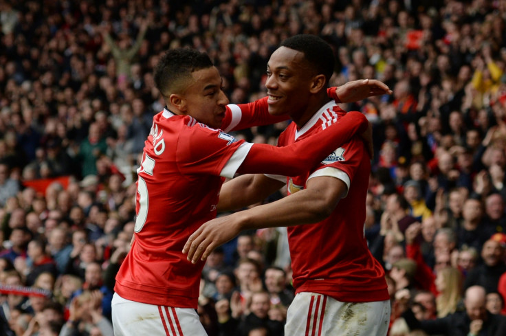 Anthony Martial and Jesse Lingard