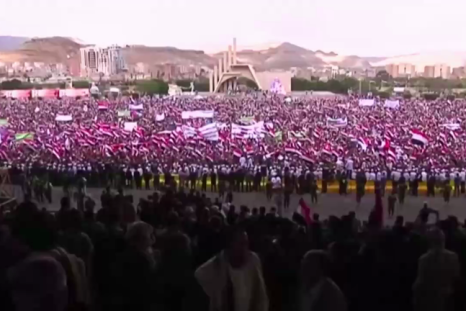 Yemenis rally in Sana'a to mark two years since start of war