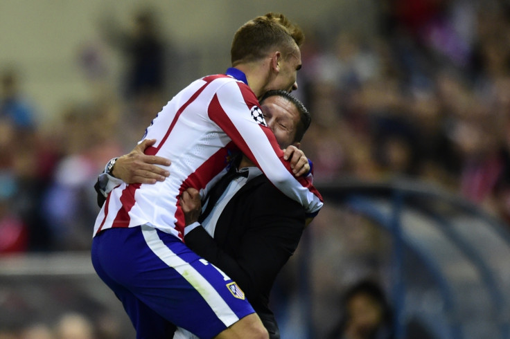 Antoine Griezmann and Diego Simeone