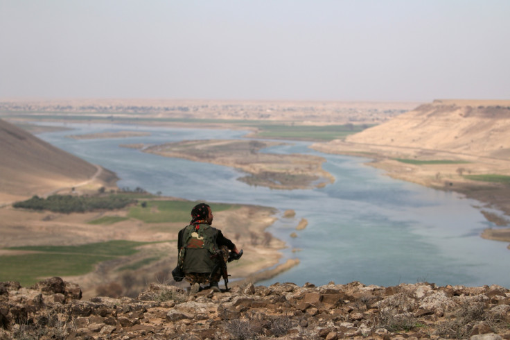 A Syrian Democratic Forces fighter 