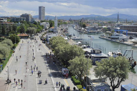 A view of Rimini harbour