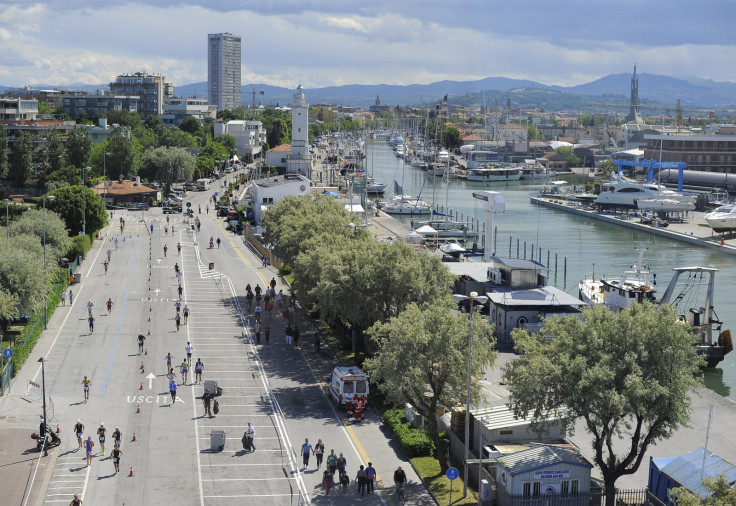 A view of Rimini harbour