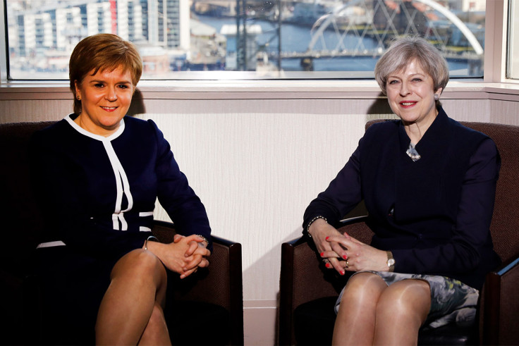 Nicola Sturgeon, Theresa May