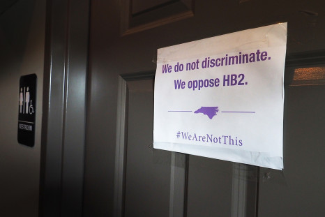 Sign protesting North Carolina's Bathroom Bill