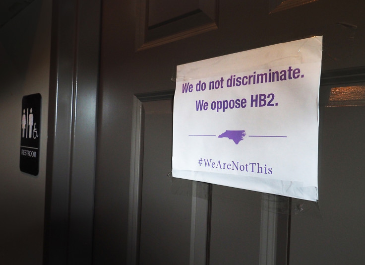 Sign protesting North Carolina's Bathroom Bill