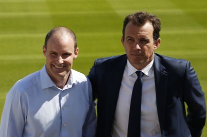 Andrew Strauss and Tom Harrison