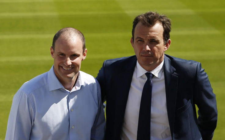 Andrew Strauss and Tom Harrison