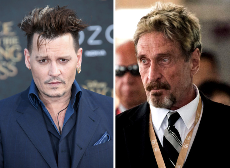 Johnny Depp and John McAfee