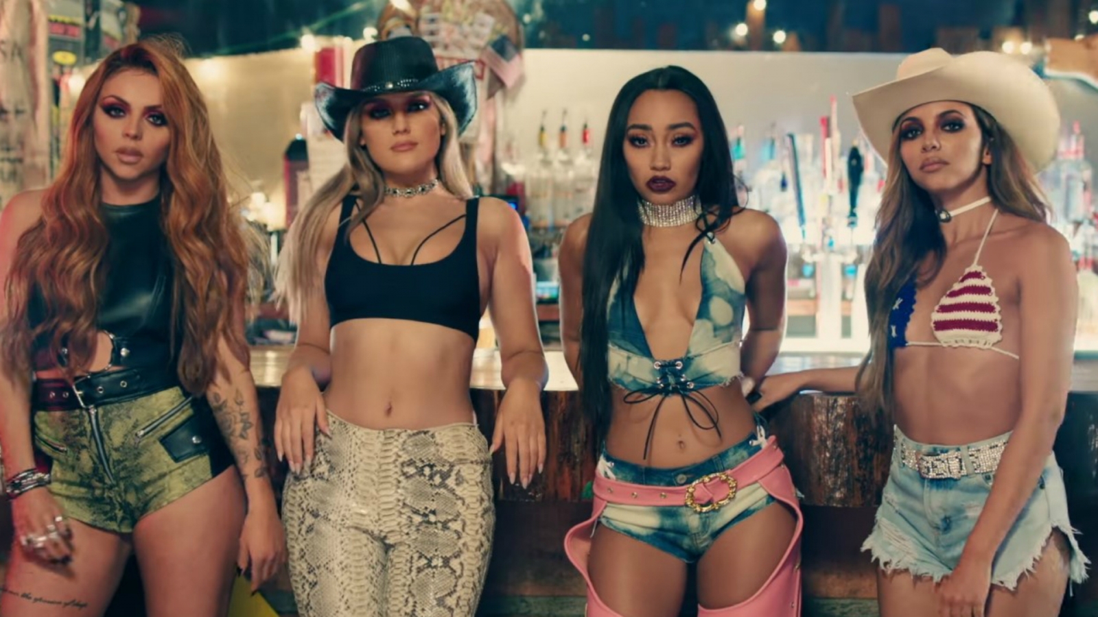 Buckle Up Little Mix Don Chaps And Cowboy Hats For Country