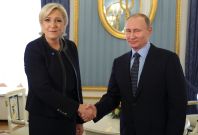 Marine Le Pen meets Vladimir Putin