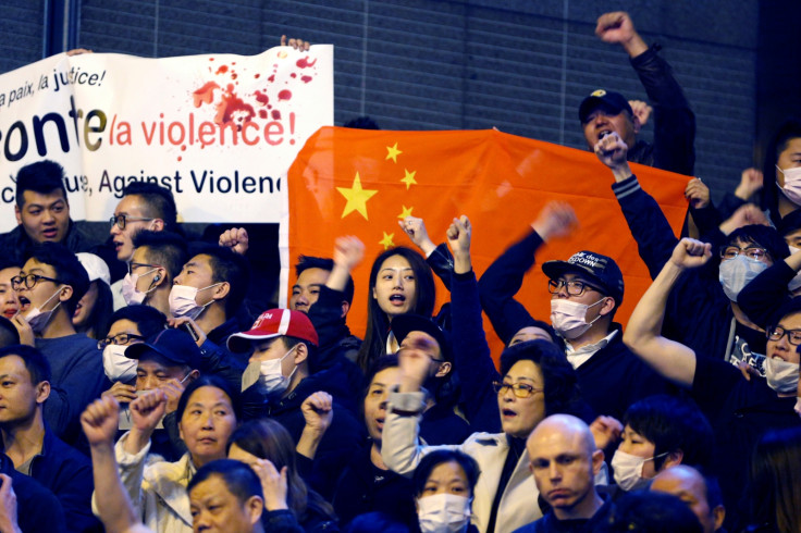 Chinese community protest Paris killing