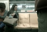 Penis seat on train challenges sexual harassment on public transport Penis seat on train challenges sexual harassment on public transport