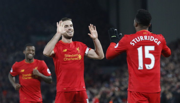 Jordan Henderson and Daniel Sturridge