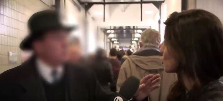 Francois Fillon supporter verbally attacks journalist