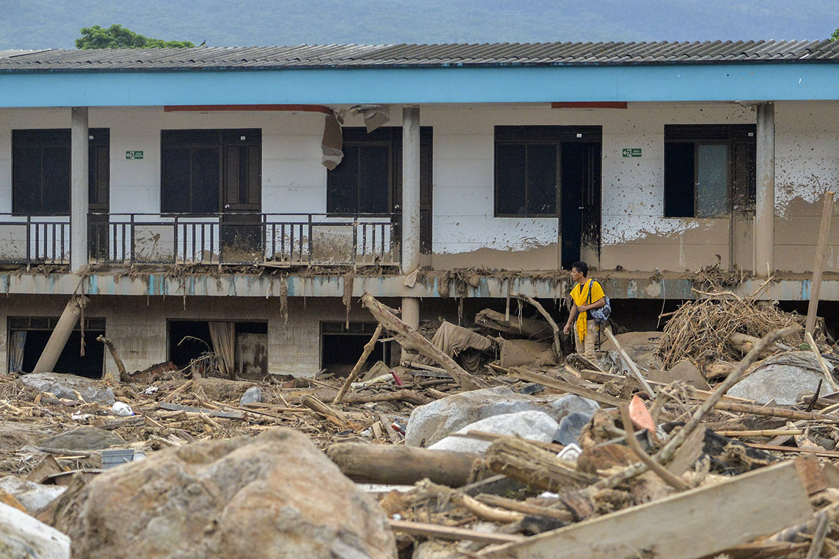 Colombia landslide mudslide Mocoa