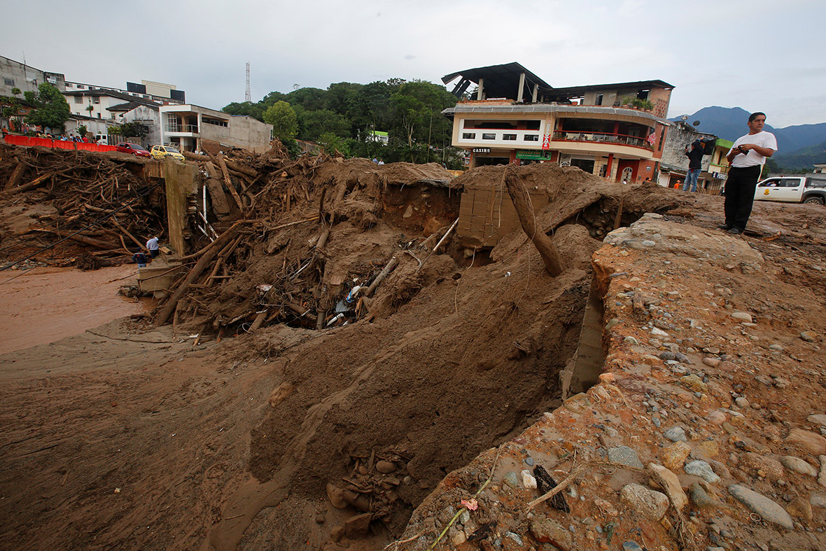 Colombia landslide mudslide Mocoa