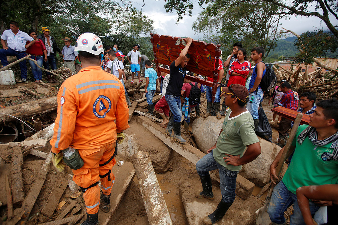 Colombia landslide mudslide Mocoa