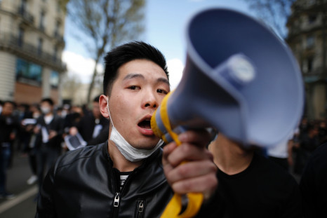 Paris Asian Chinese community protests