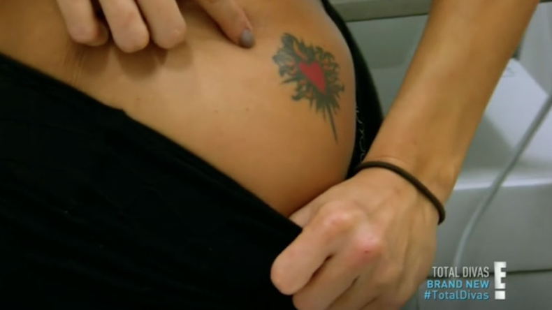 Nikki Bella butt tattoo