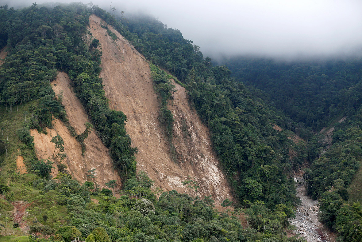 Colombia mudslides landslides floods