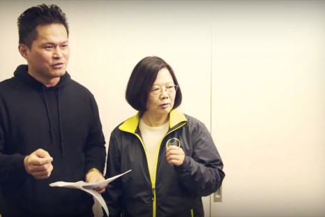 Watch Taiwanese President Tsai Ing-Wen rap with local artist Dwagie