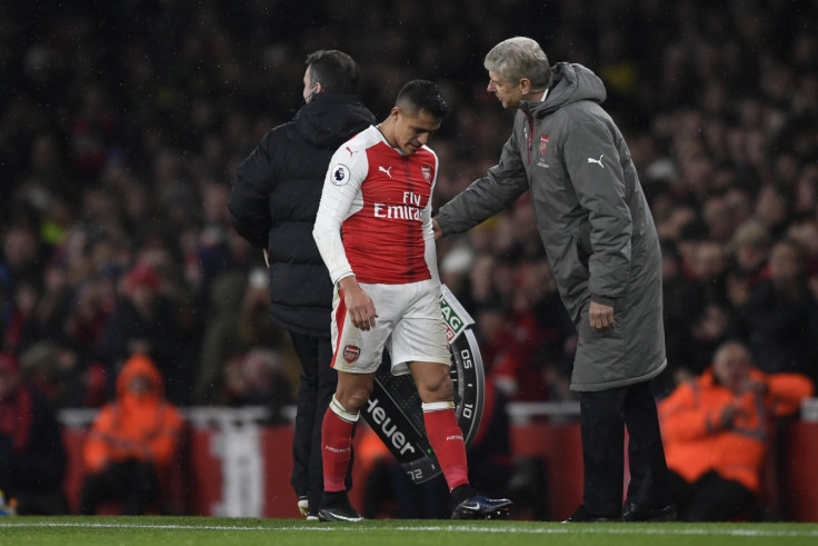 Alexis Sanchez and Arsene Wenger