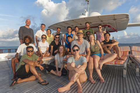 The Hydrous team in the Maldives 