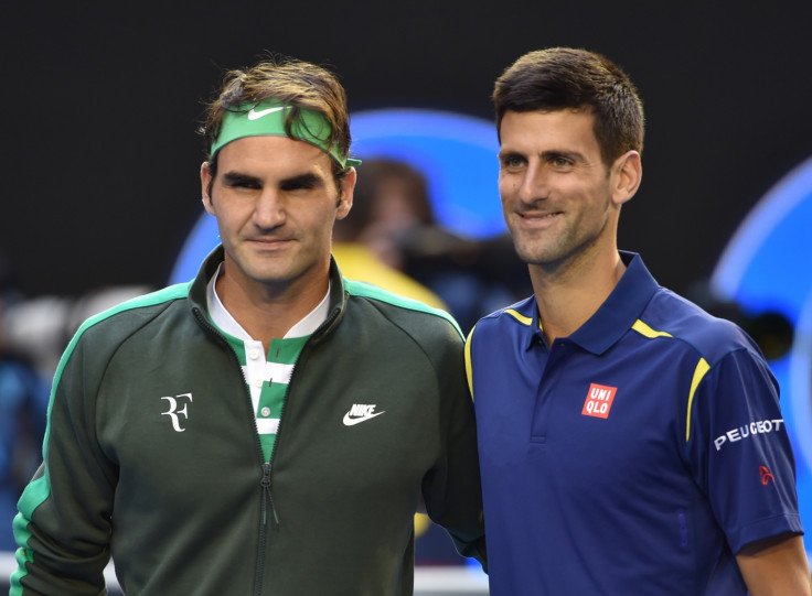 Roger Federer and Novak Djokovic