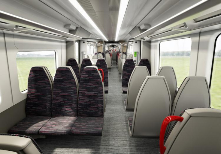 Greater Anglia rail carriage seating