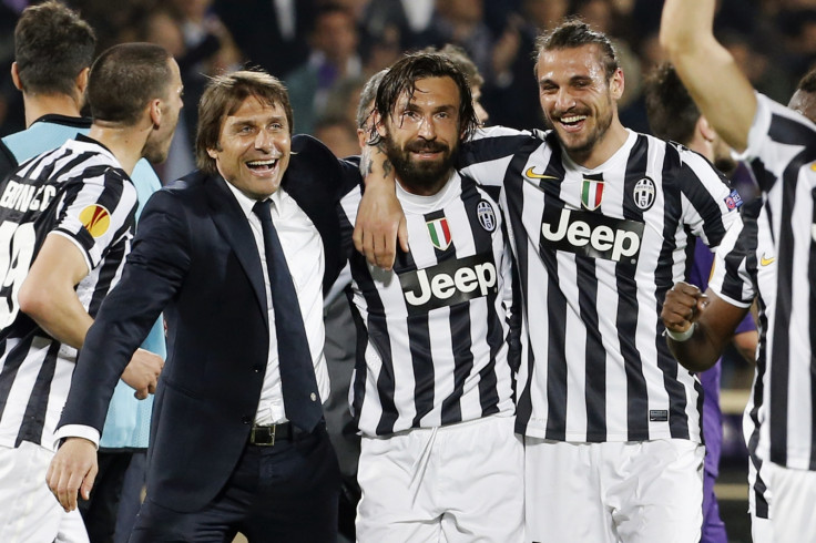 Antonio Conte and Andrea Pirlo