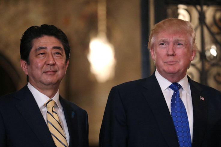 Donald Trump and Shinzo Abe