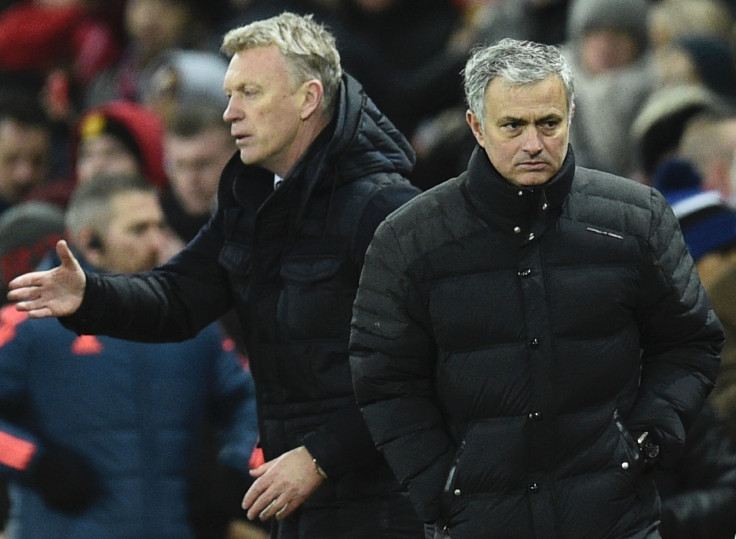 David Moyes and Jose Mourinho