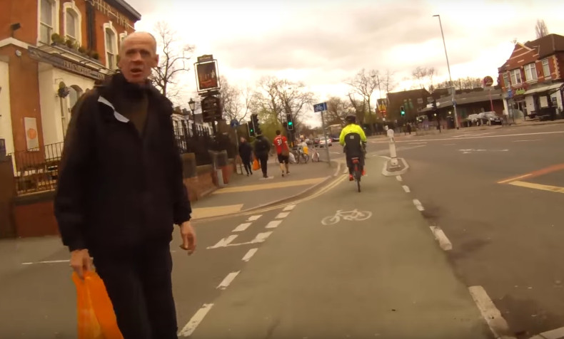 cyclist abuse man Manchester