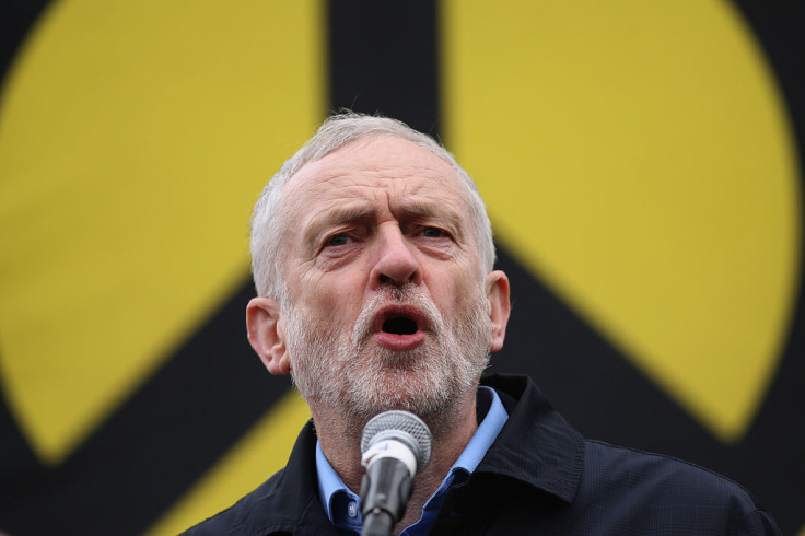 Corbyn addresses a Stop the War 
