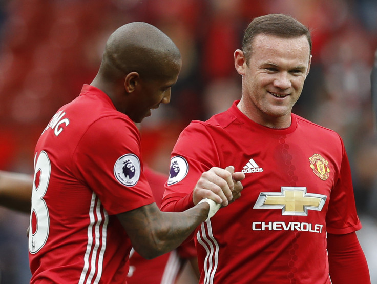 Ashley Young and Wayne Rooney