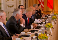 Progress made in talks between US and China, Trump says Progress made in talks between US and China, Trump says
