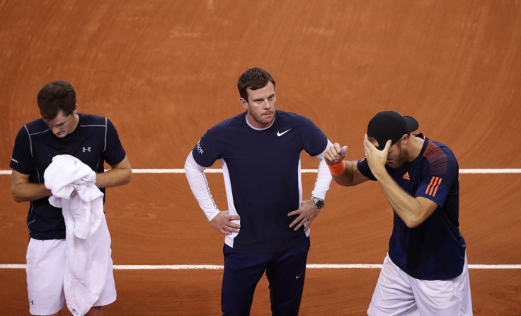 Jamie Murray, Leon Smith and Dom Inglot