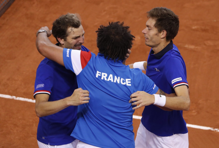 Julien Benneteau, Nicolas Mahut and Yannick Noah