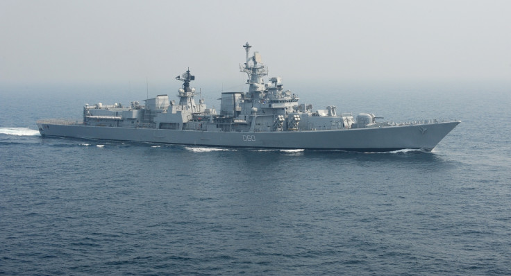 Indian navy warship INS Mysore 