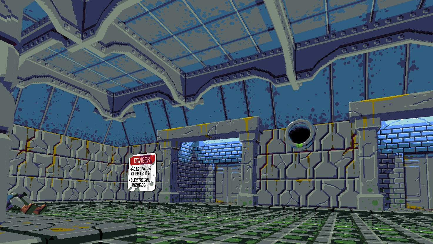 Compound is a retro VR shooter inspired by Wolfenstein 3D, and you can