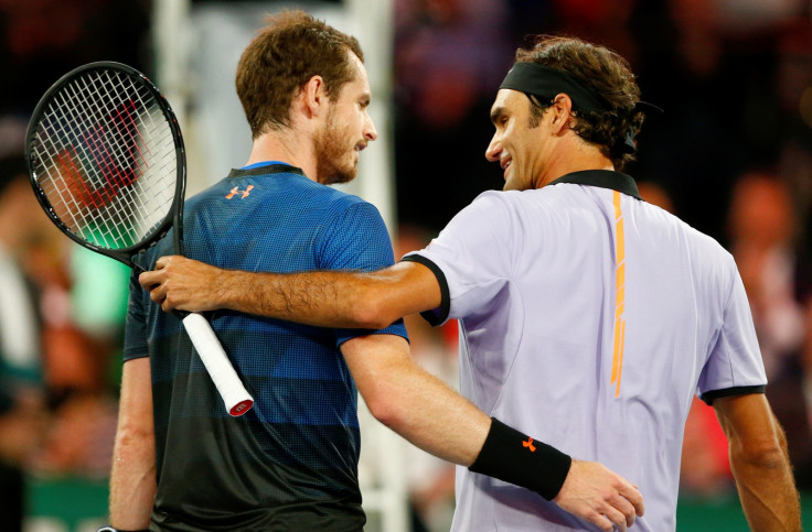 Andy Murray and Roger Federer